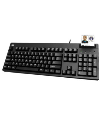 Adesso SlimTouch Mini AKB-410UB - keyboard - black