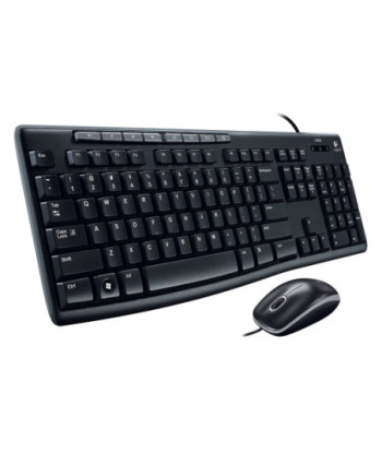 Logitech Desktop MK120 - keyboard and mouse set - English