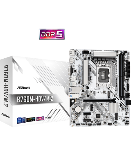 ASRock B760M Pro RS/D4 WiFi - motherboard - micro ATX - LGA1700 Socket - B760