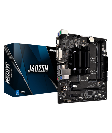 ASRock J4125M - motherboard - micro ATX - Intel Celeron J4125