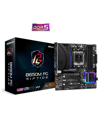 ASRock Phantom Gaming B650M Riptide WiFi - motherboard - micro ATX - Socket AM5 - AMD B650