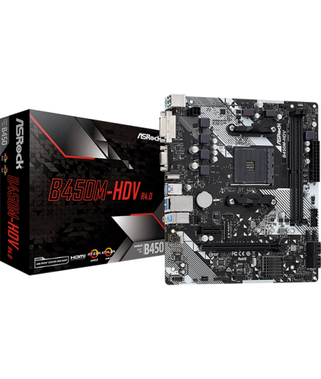 ASRock B550M Phantom Gaming 4 - motherboard - micro ATX - Socket AM4 - AMD B550