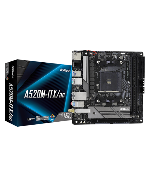 ASRock B550M-ITX/ac - motherboard - mini ITX - Socket AM4 - AMD B550