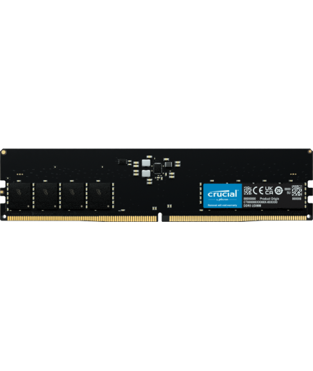 Crucial - DDR5 - module - 16 GB - DIMM 288-pin - 5600 MHz / PC5-44800 - unbuffered