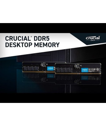 Crucial - DDR5 - module - 16 GB - DIMM 288-pin - 5200 MHz / PC5-41600 - unbuffered