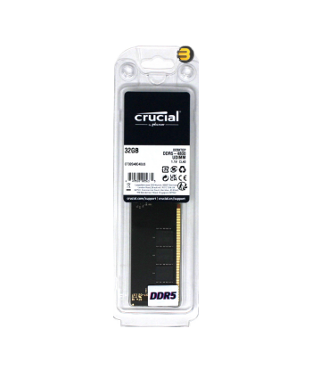 Crucial - DDR5 - module - 32 GB - DIMM 288-pin - 4800 MHz / PC5-38400 - unbuffered