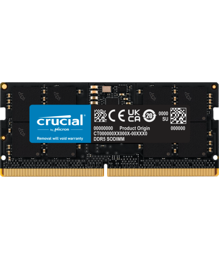 Crucial - DDR5 - module - 16 GB - SO-DIMM 262-pin - 5600 MHz / PC5-44800