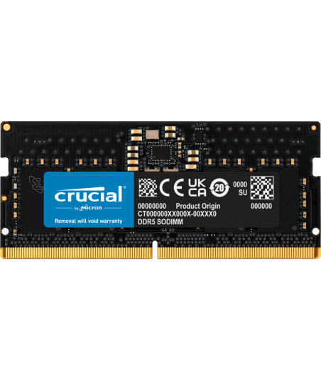 Crucial - DDR5 - module - 8 GB - SO-DIMM 262-pin - 5600 MHz / PC5-44800