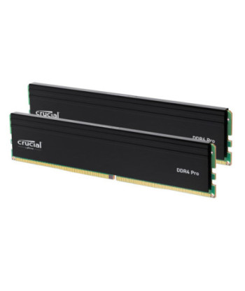 Crucial - DDR4 - kit - 64 GB: 2 x 32 GB - DIMM 288-pin - 3200 MHz / PC4-25600 - unbuffered