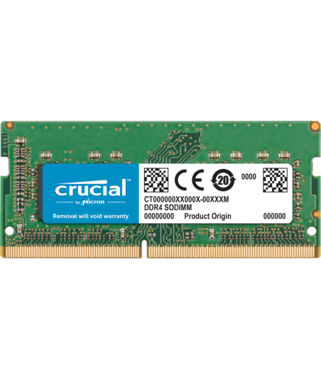 Crucial - DDR4 - module - 16 GB - SO-DIMM 260-pin - 2666 MHz / PC4-21300 - unbuffered