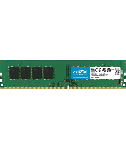 Crucial - DDR4 - module - 32 GB - DIMM 288-pin - 3200 MHz / PC4-25600 - unbuffered