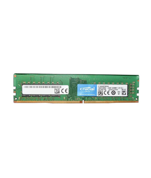 Crucial - DDR4 - module - 16 GB - DIMM 288-pin - 2400 MHz / PC4-19200 - unbuffered