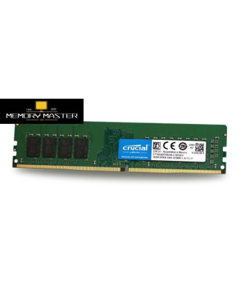 Crucial - DDR4 - module - 16 GB - DIMM 288-pin - 2400 MHz / PC4-19200 - unbuffered