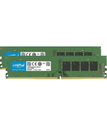 Crucial - DDR4 - kit - 8 GB: 2 x 4 GB - DIMM 288-pin - 2666 MHz / PC4-21300 - unbuffered