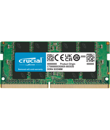 Crucial - DDR4 - module - 16 GB - SO-DIMM 260-pin - 3200 MHz / PC4-25600 - unbuffered