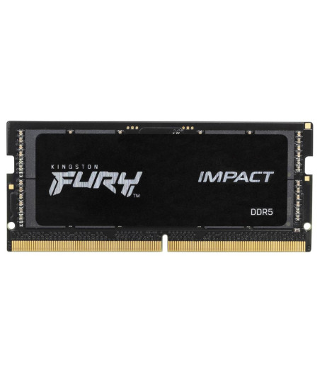 Kingston FURY Impact - DDR5 - module - 32 GB - SO-DIMM 262-pin - 4800 MHz / PC5-38400 - unbuffered