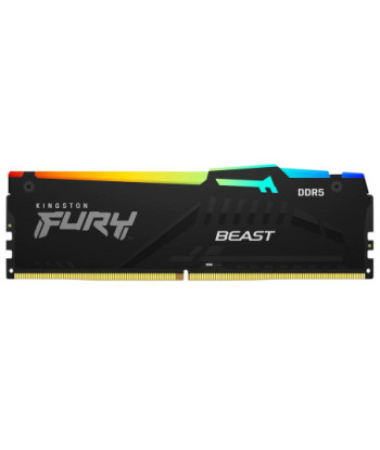 Kingston FURY Beast RGB - DDR5 - module - 16 GB - DIMM 288-pin - 5200 MHz / PC5-41600 - unbuffered