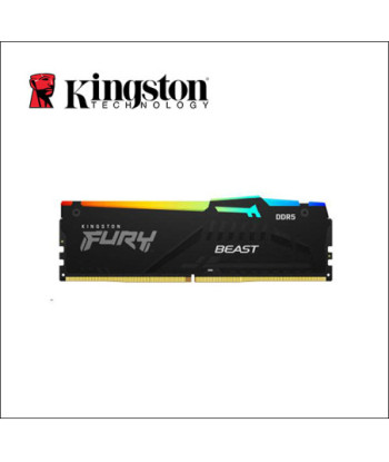 Kingston FURY Beast RGB - DDR5 - module - 16 GB - DIMM 288-pin - 5200 MHz / PC5-41600 - unbuffered