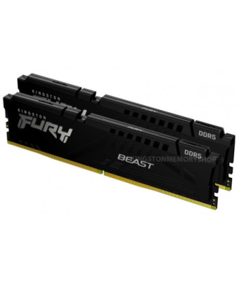 Kingston FURY Beast - DDR5 - kit - 64 GB: 2 x 32 GB - DIMM 288-pin - 6000 MHz / PC5-48000 - unbuffered