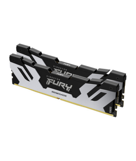 Kingston FURY Renegade Silver - DDR5 - kit - 32 GB: 2 x 16 GB - DIMM 288-pin - 6000 MHz / PC5-48000 - unbuffered