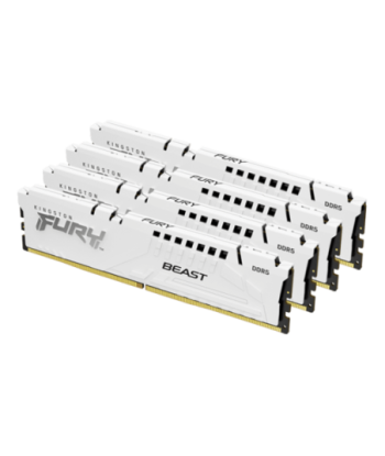 Kingston FURY Beast - DDR5 - kit - 128 GB: 4 x 32 GB - DIMM 288-pin - 5200 MHz / PC5-41600