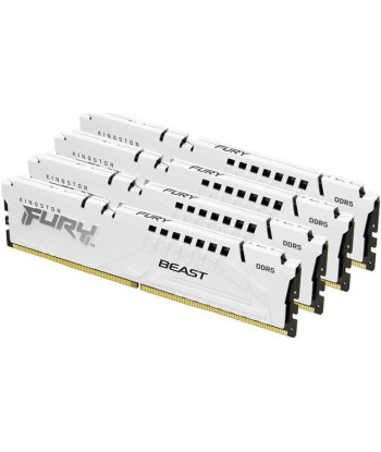 Kingston FURY Beast - DDR5 - kit - 128 GB: 4 x 32 GB - DIMM 288-pin - 5200 MHz / PC5-41600