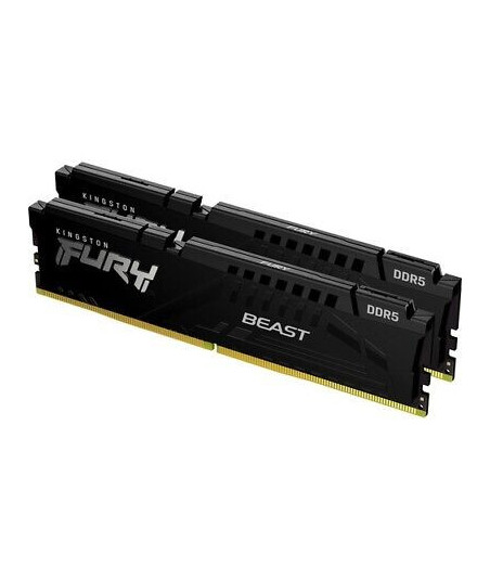 Kingston FURY Beast - DDR5 - kit - 16 GB: 2 x 8 GB - DIMM 288-pin - 4800 MHz / PC5-38400 - unbuffered