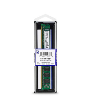 Kingston ValueRAM - DDR3 - module - 4 GB - DIMM 240-pin - 1600 MHz / PC3-12800 - unbuffered