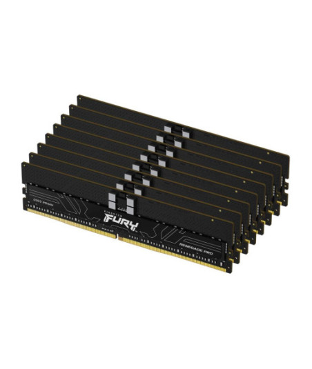 Kingston FURY Renegade Pro - DDR5 - kit - 256 GB: 8 x 32 GB - DIMM 288-pin - 6400 MHz / PC5-51200 - registered