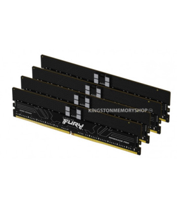 Kingston FURY Renegade Pro - DDR5 - kit - 64 GB: 4 x 16 GB - DIMM 288-pin - 6400 MHz / PC5-51200 - registered