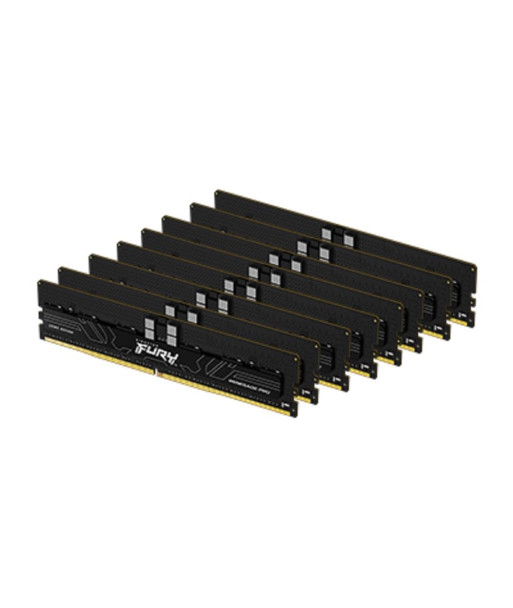 Kingston FURY Renegade Pro - DDR5 - kit - 128 GB: 8 x 16 GB - DIMM 288-pin - 5600 MHz / PC5-44800 - registered