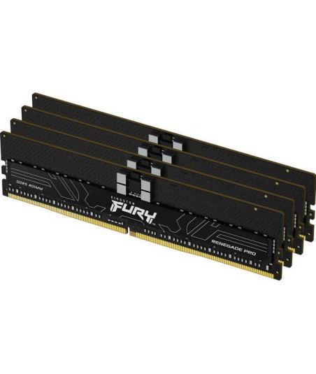 Kingston FURY Renegade Pro - DDR5 - kit - 128 GB: 4 x 32 GB - DIMM 288-pin - 4800 MHz / PC5-38400 - registered