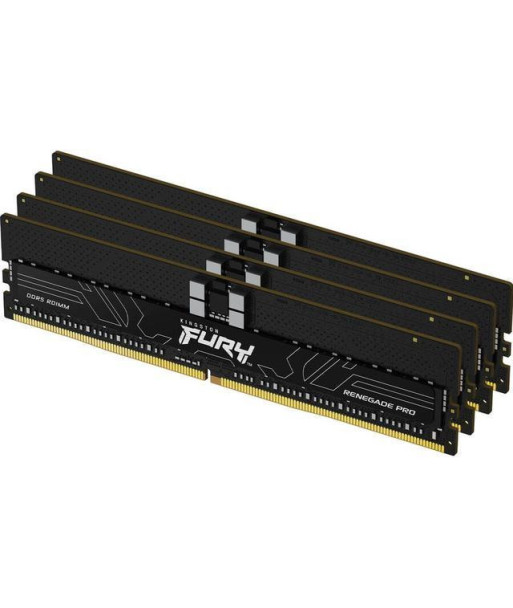 Kingston FURY Renegade Pro - DDR5 - kit - 64 GB: 4 x 16 GB - DIMM 288-pin - 4800 MHz / PC5-38400 - registered