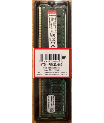 Kingston - DDR4 - module - 64 GB - DIMM 288-pin - 3200 MHz / PC4-25600 - registered