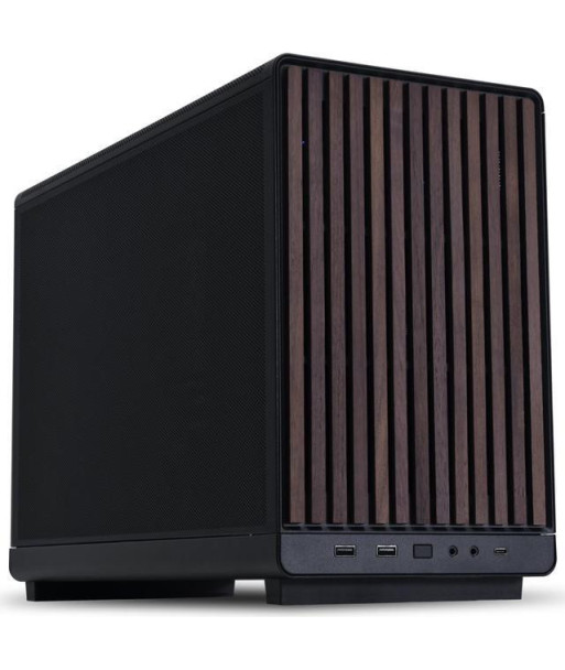 Lian Li A3-MATX-WD BLACK-Wood Front panbel-26.3L Micro Form Factor Chassis