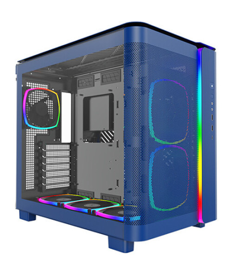 MONTECH KING 95 (PRUSSIAN BLUE) Dual-Chamber ATX Mid-Tower PC Gaming Case