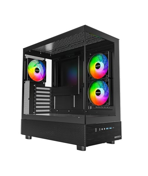 MONTECH XR XR-B, ATX Mid-Tower PC Gaming Case