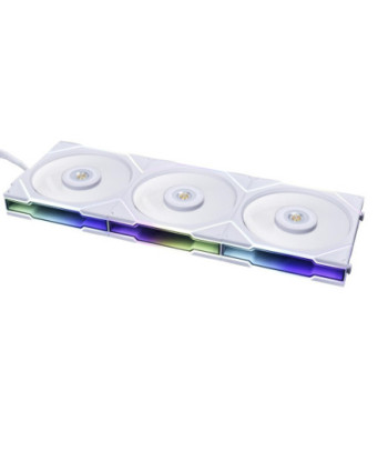 Lian Li 12RTL3W.US UNI FAN TL 120 Reverse Blade/White/Triple Pack/ With Controller