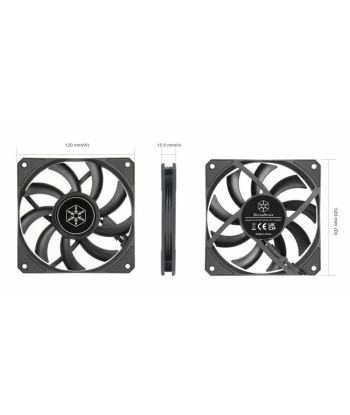 SilverStone Air Slimmer 120 - case fan - slim