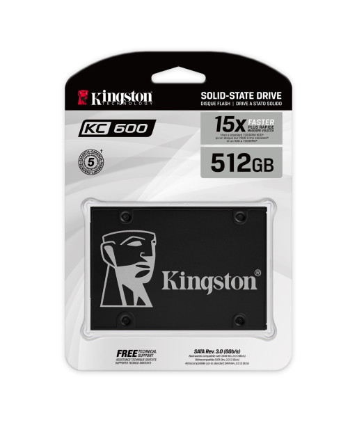 Kingston KC600 - SSD - 512 GB - SATA 6Gb/s