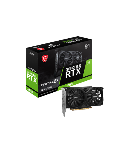 MSI GeForce RTX 3050 VENTUS 2X 6G OC - graphics card - GF RTX 3050 - 6 GB