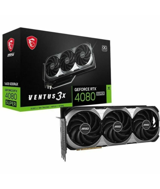 MSI GeForce RTX 4080 SUPER 16G VENTUS 3X OC - graphics card - NVIDIA GeForce RTX 4080 SUPER - 16 GB