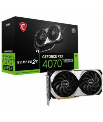 MSI GeForce RTX 4070 Ti SUPER 16G VENTUS 2X OC - graphics card - GeForce RTX 4070 Ti Super - 16 GB