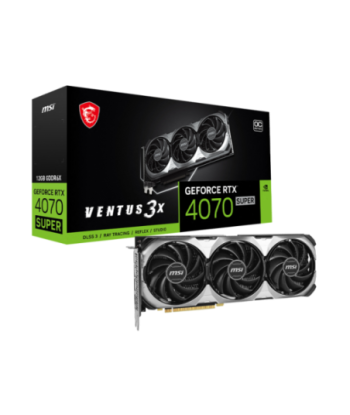 MSI GeForce RTX 4070 SUPER 12G VENTUS 3X OC - graphics card - GeForce RTX 4070 Super - 12 GB