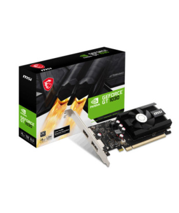 MSI GeForce GT 1030 4GD4 LP OC - graphics card - GF GT 1030 - 4 GB