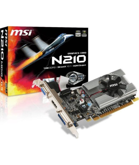 MSI N210-MD1G/D3 - graphics card - GF 210 - 1 GB