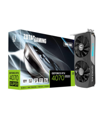 ZOTAC GAMING GeForce RTX 4070 SUPER Twin Edge - graphics card - GeForce RTX 4070 - 12 GB