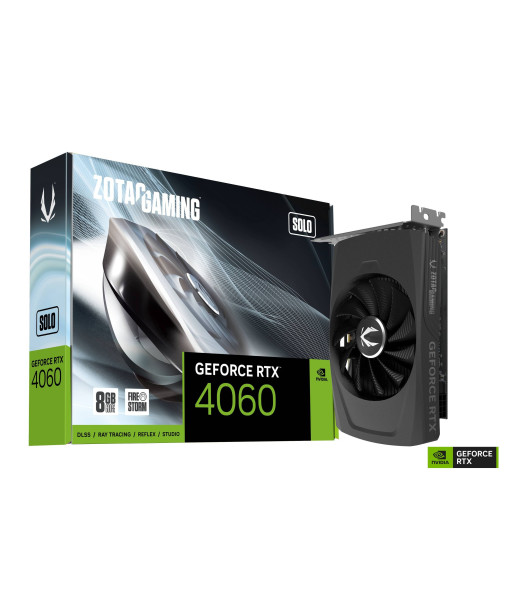 ZOTAC GAMING GeForce GeForce RTX 4060 8GB SOLO - graphics card - GeForce RTX 4060 - 8 GB