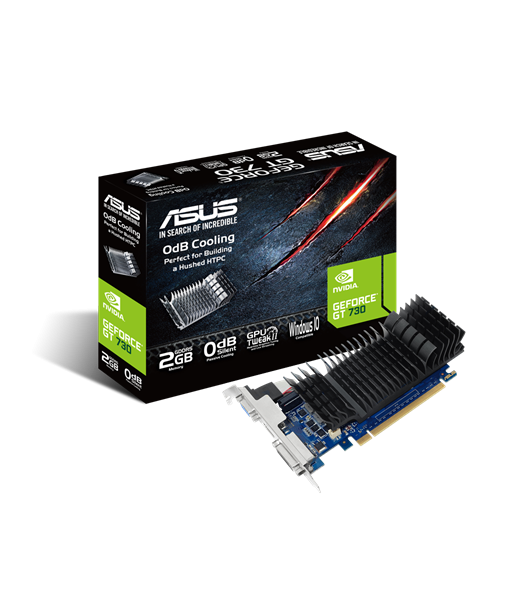 ASUS GT730-SL-2GD5-BRK - graphics card - GF GT 730 - 2 GB