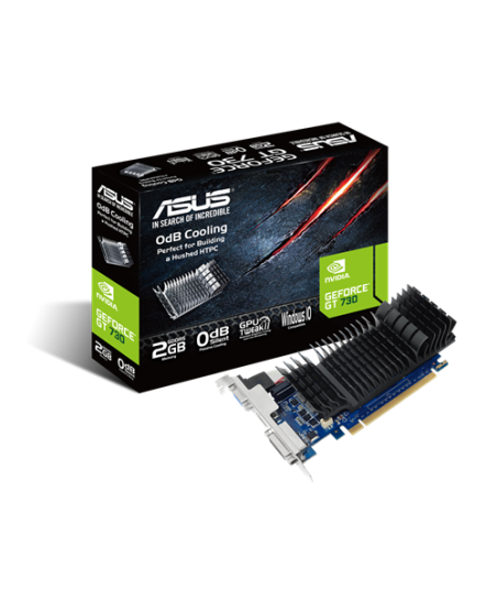 ASUS GT730-SL-2GD5-BRK - graphics card - GF GT 730 - 2 GB